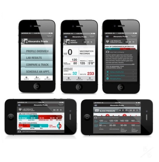 uiux design of a medical brand