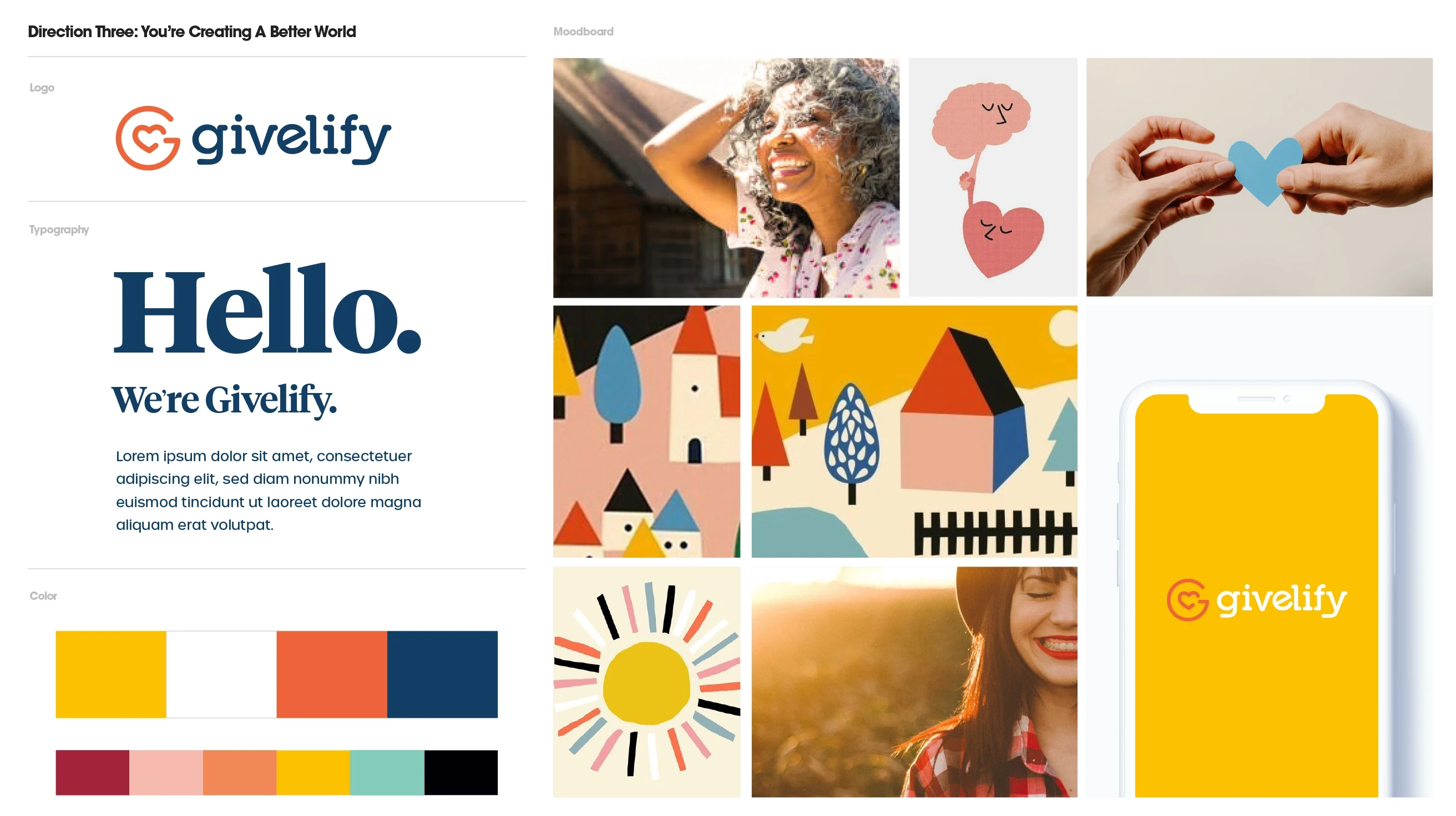 Givelify Brand Exploration - Option 3
