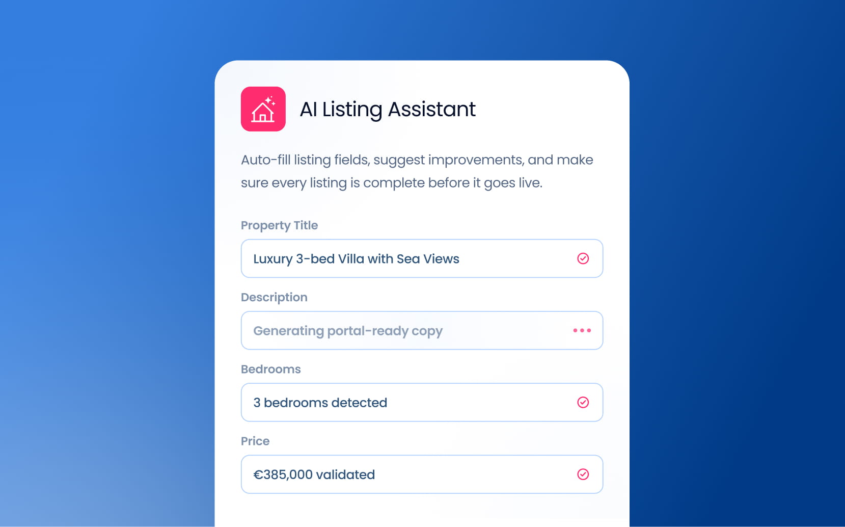 AI Listing Assistant