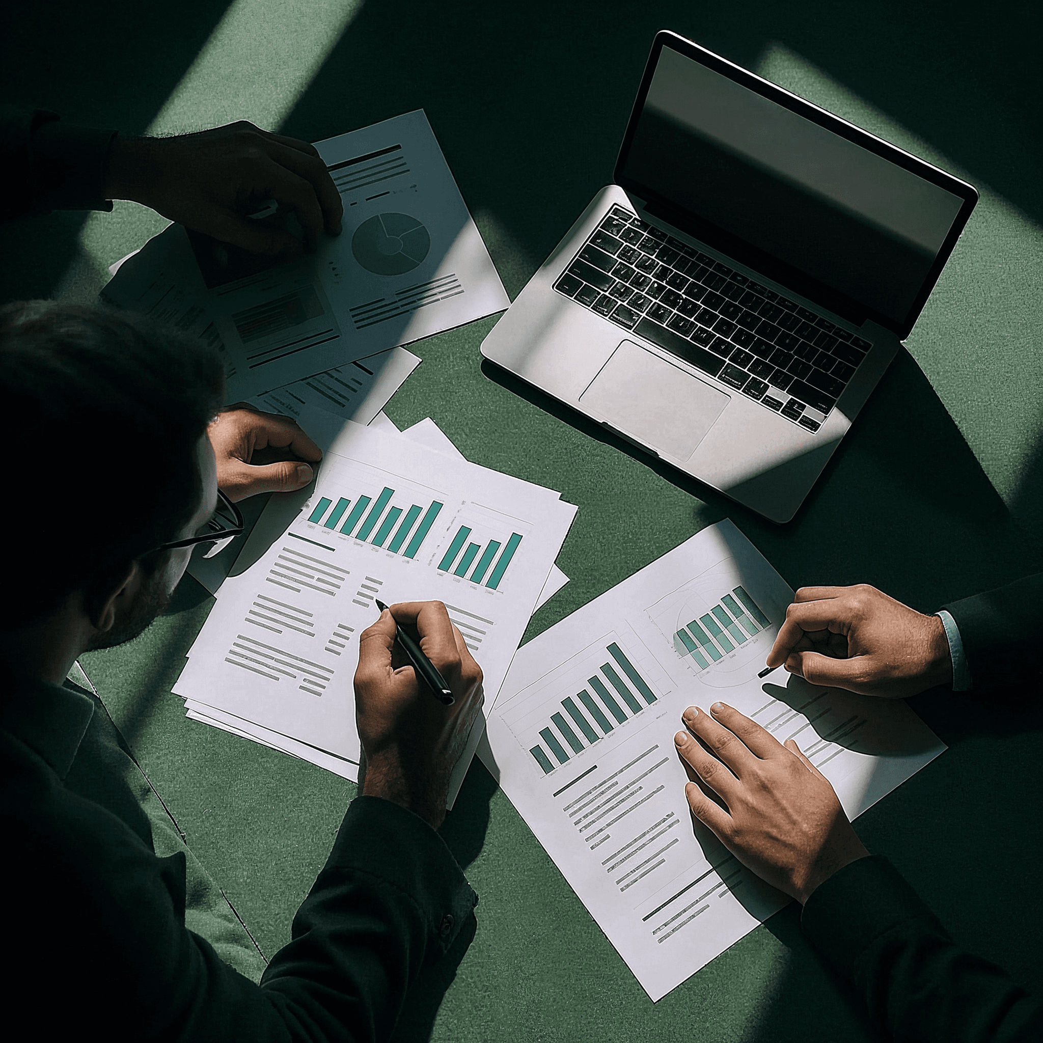 A man working on laptop