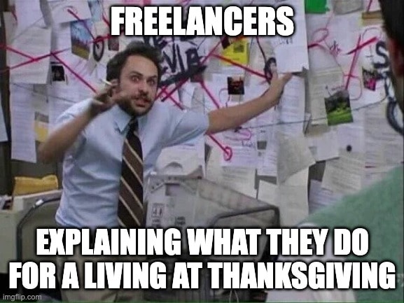 Relatable recruitment meme showing the challenges of balancing gig work with everyday life.