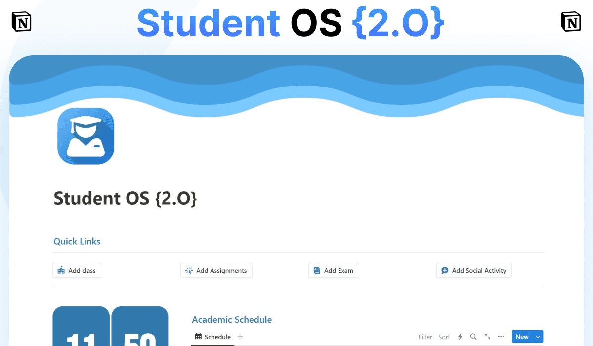 20 Best and Free Notion Templates for Students