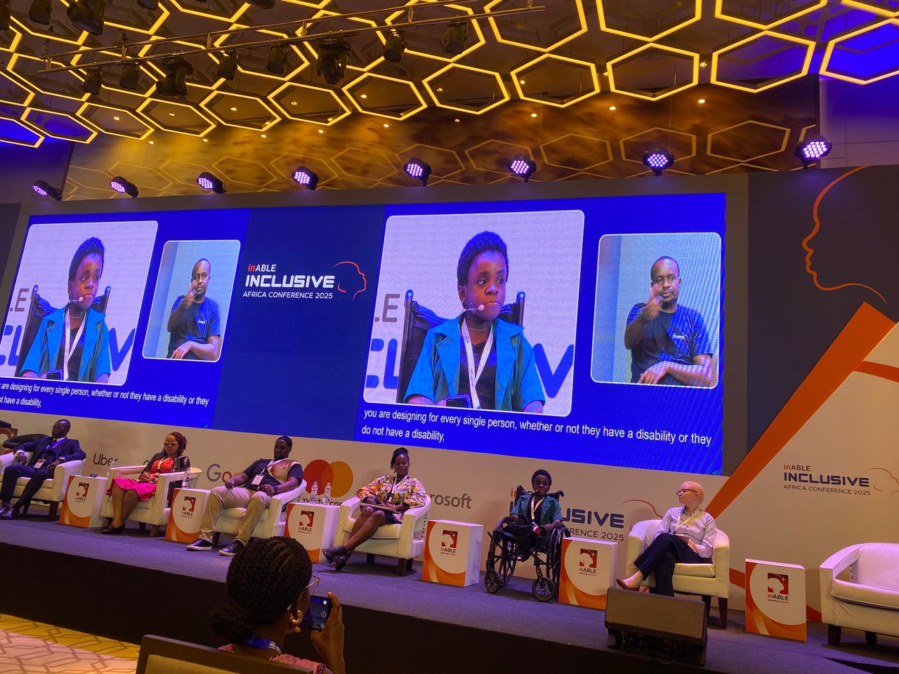 Stephanie Egharevba Speaking at InAble Africa Conference 2025