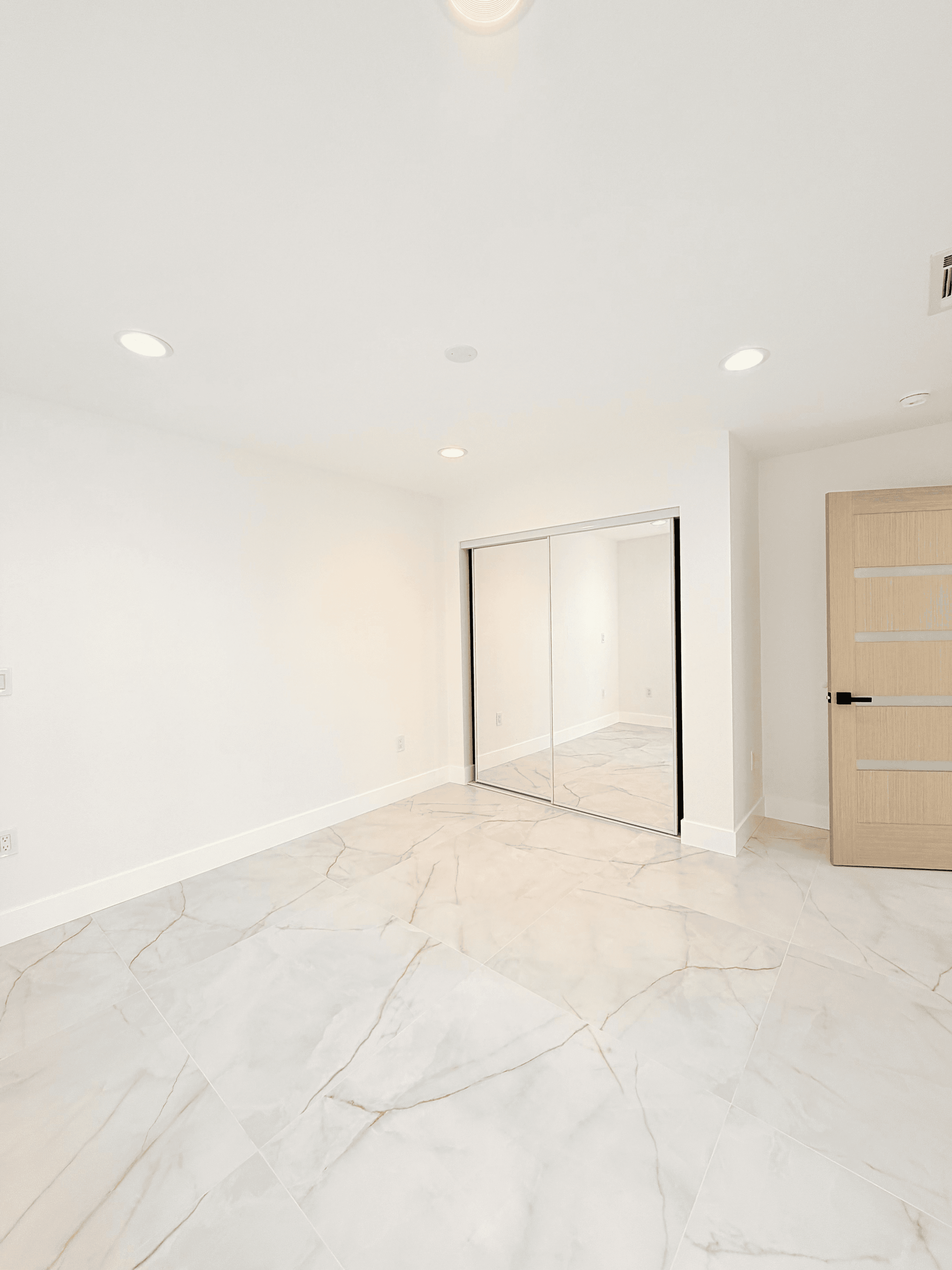 Walk-in shower and tile work in new ADU bathroom – THP Construction