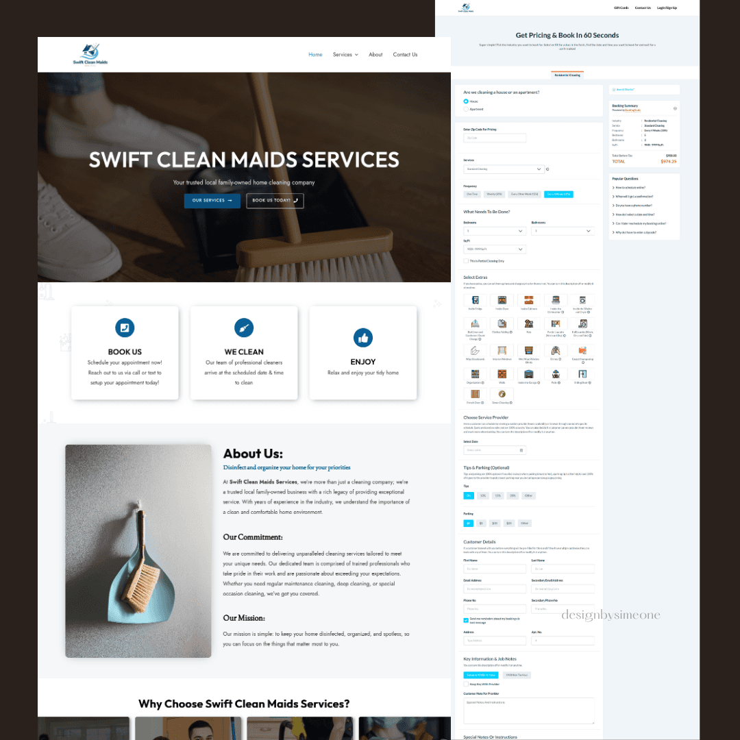 Cleaning agency website Texas