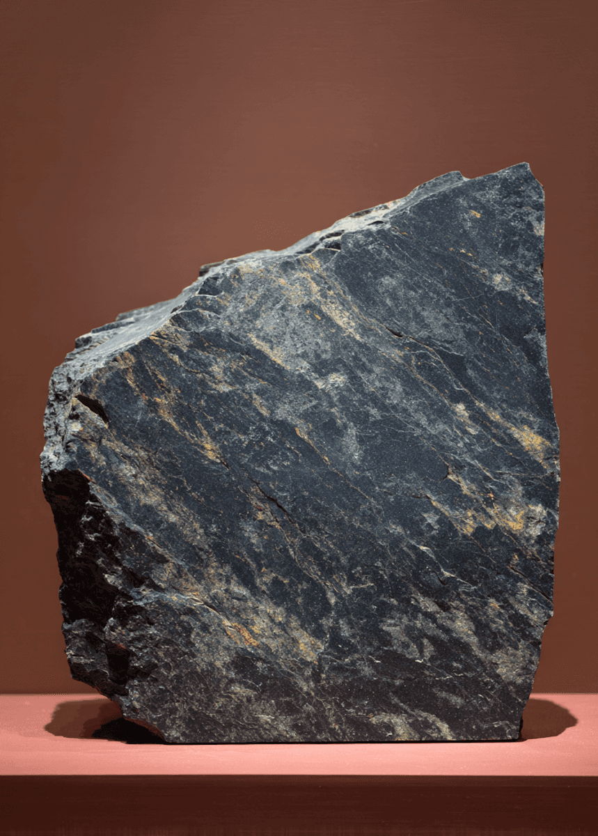 dark layered rock detail