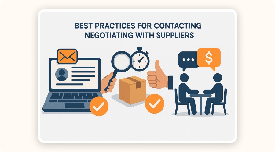 Best Practices for Contacting & Negotiating with Suppliers