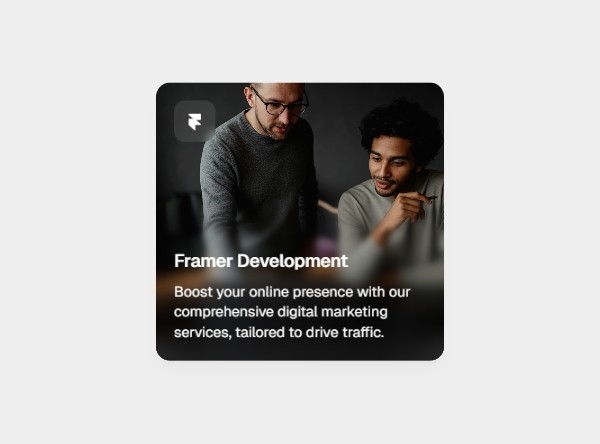 Framer Service Component