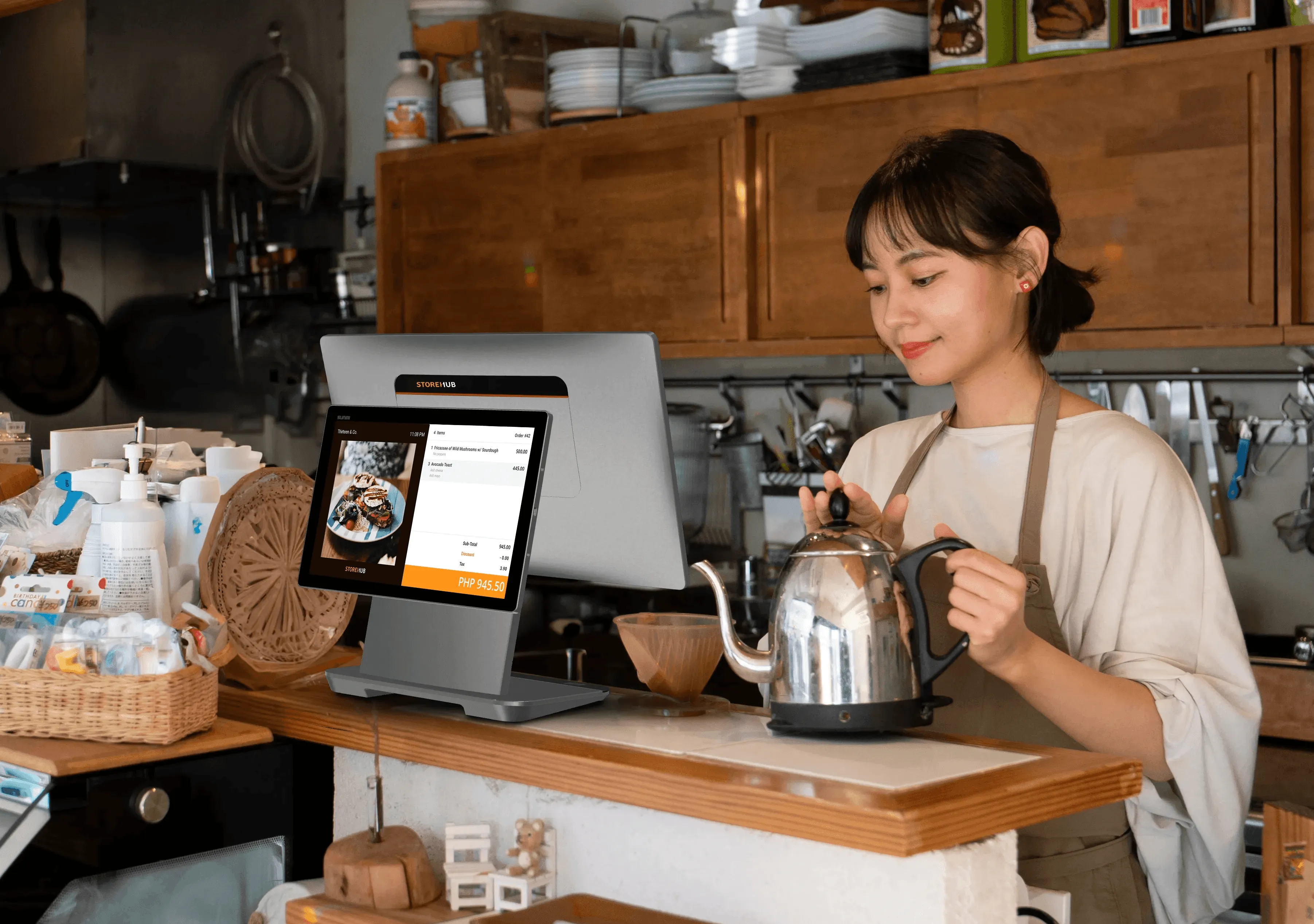 Cafe POS system in the Philippines managing takeaway orders, QR payments and digital wallets for coffee shops