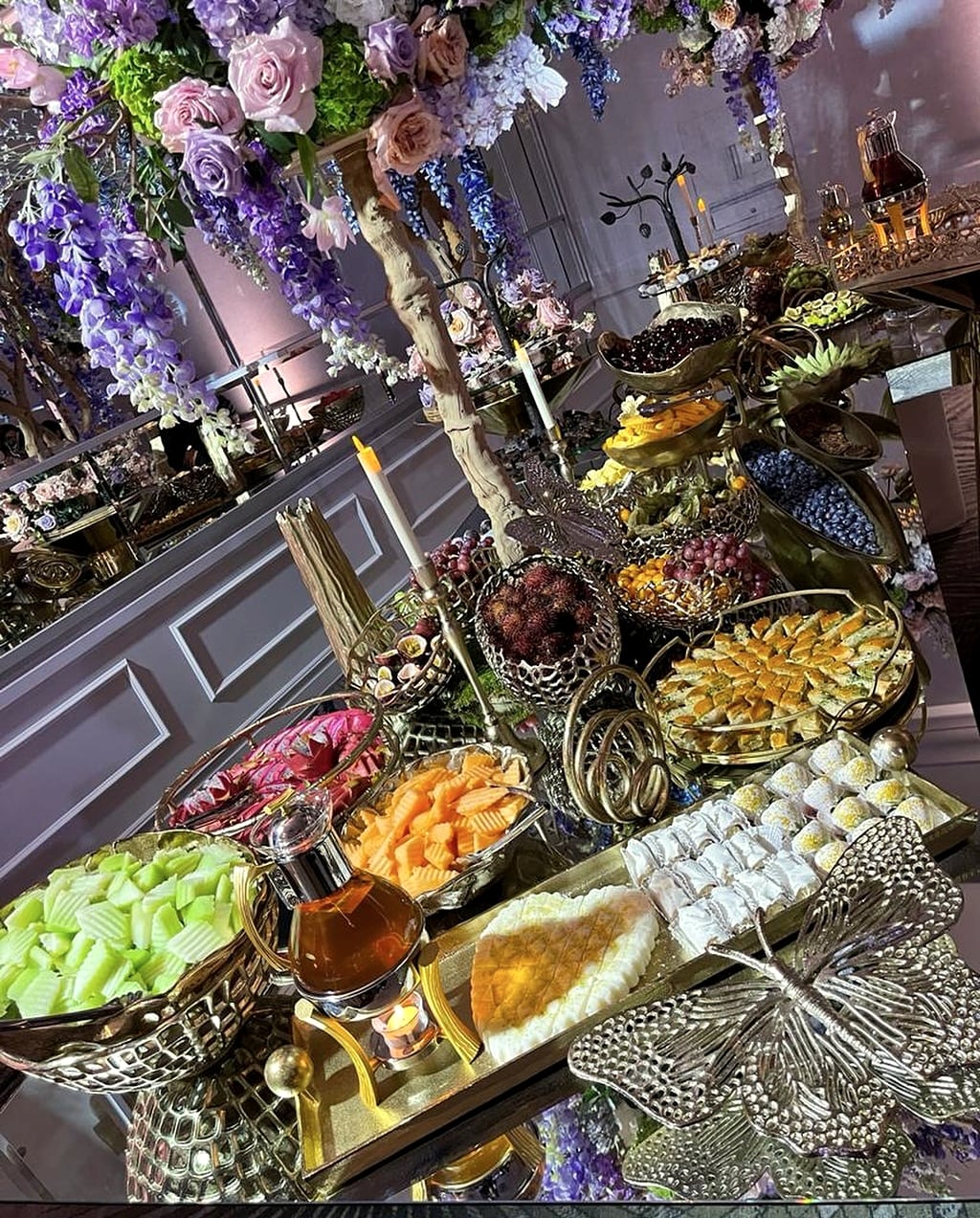 Celebration: Wisteria & sweets