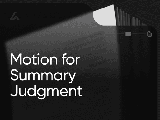 Motion for Summary Judgment