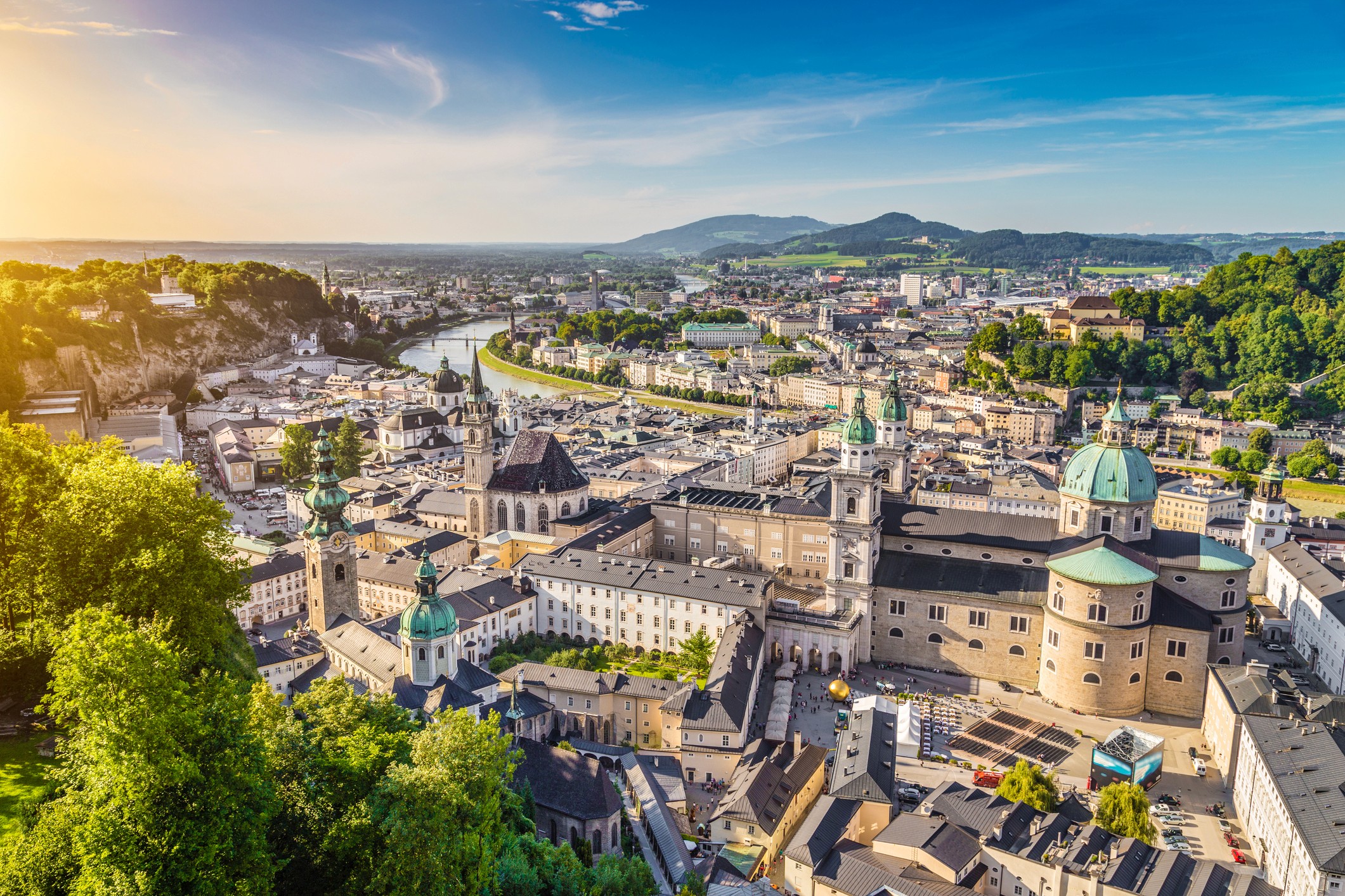 Bild von der Altstadt Salzburg