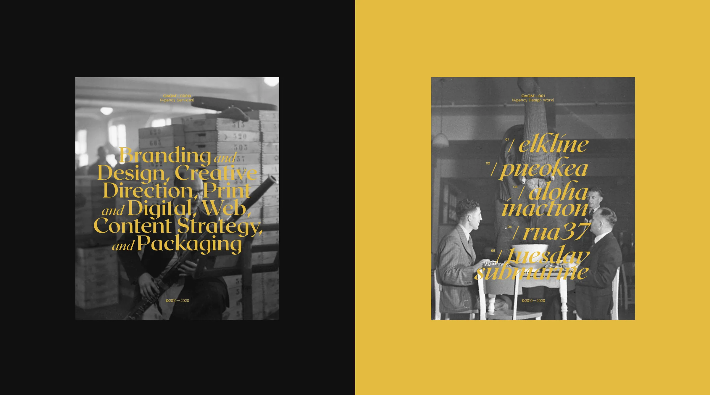 OAGM agency brand identity & website — image 5 by GRNHS
