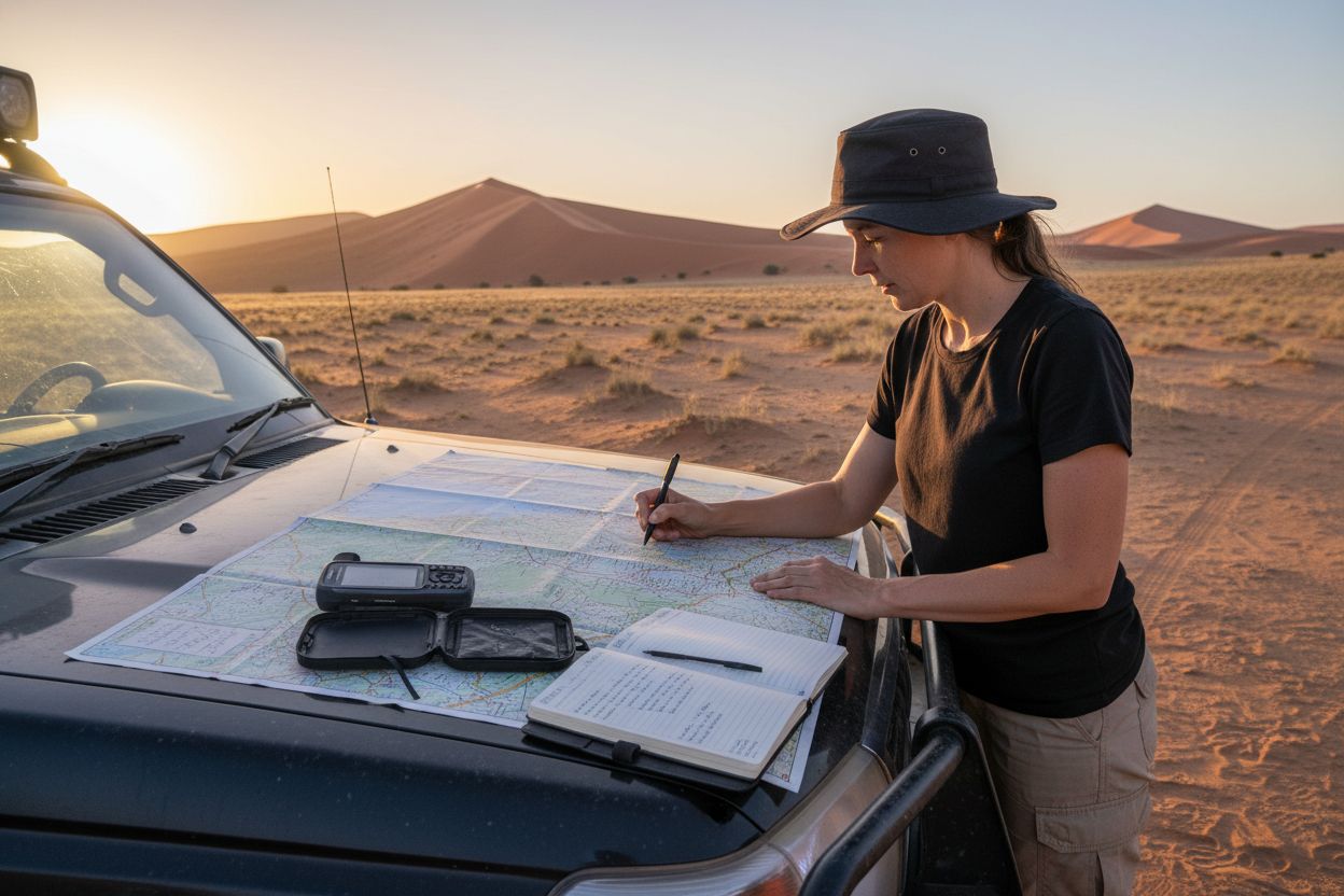 autoconducción Namibia ruta mapa