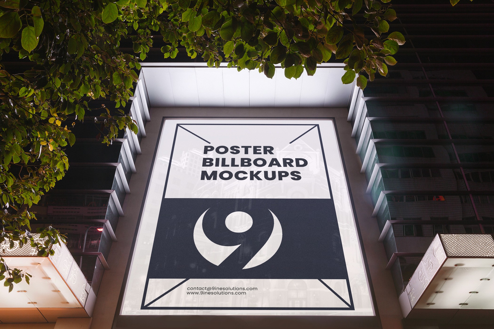 Free Poster Billboard Mockup by 9ine