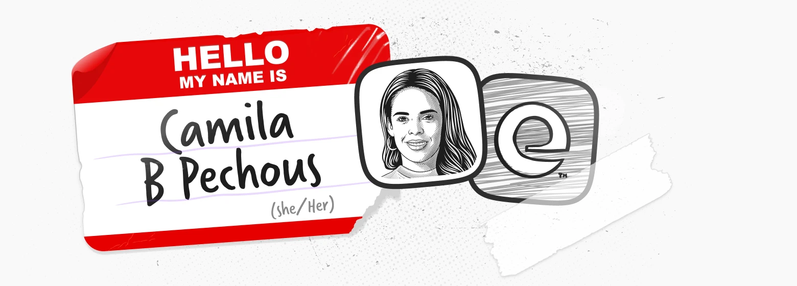 Camila B Pechous, Senior Manager, Content Design @ Expedia Group.