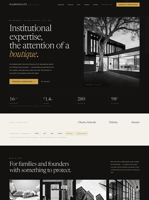 Boutique RIA website demonstration