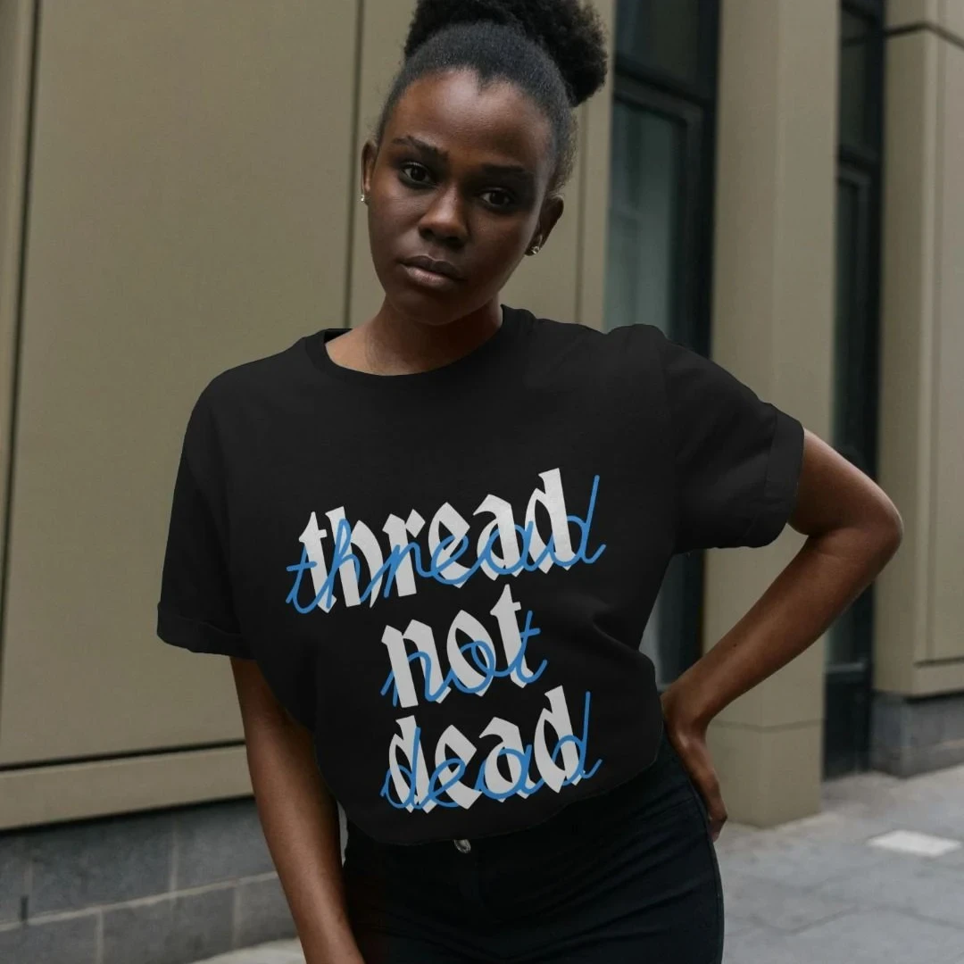 Slideshow Image Girl in Teemill T shirt