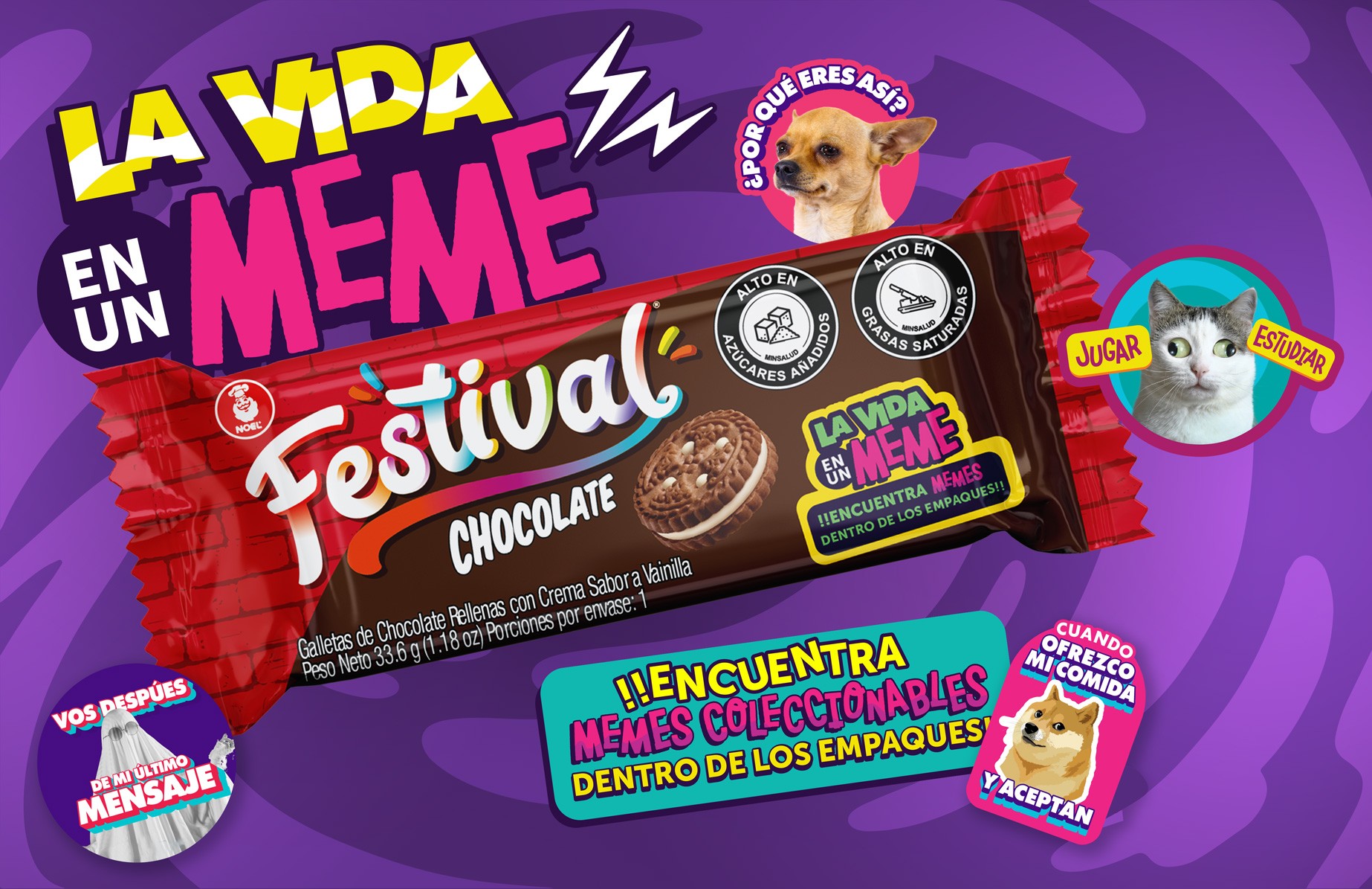 Festival key visual with new pacakging