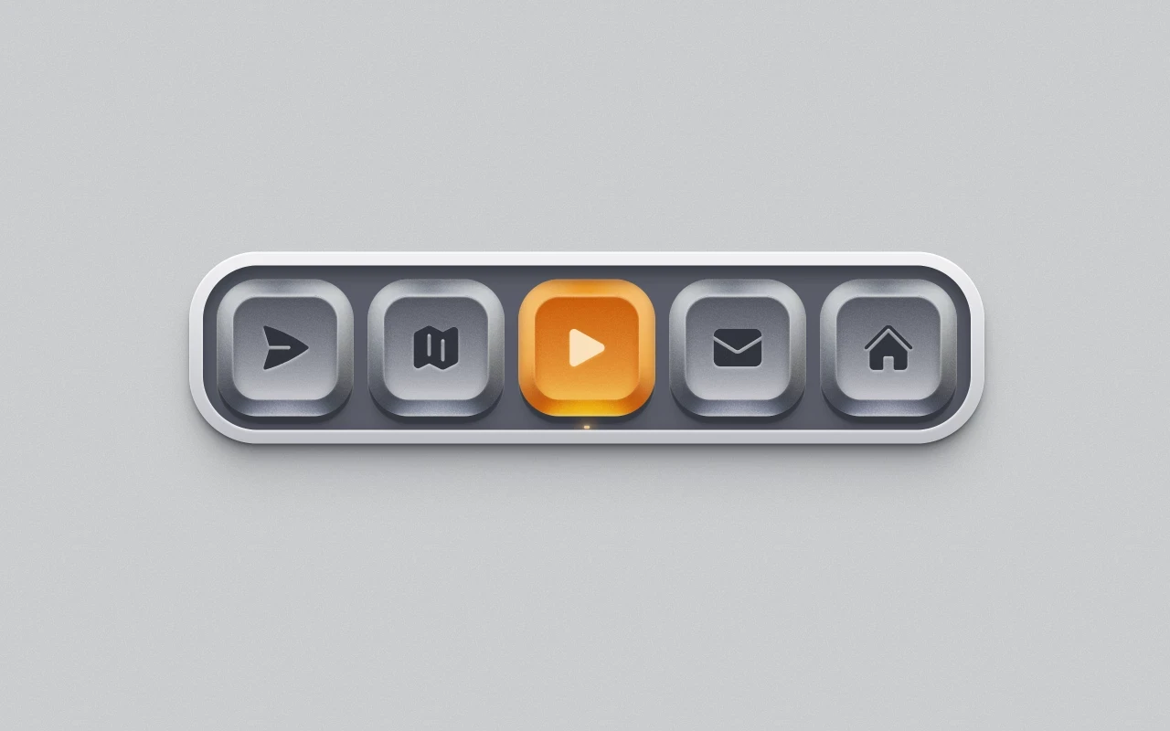 Animated Keyboard 3D Button for Framer