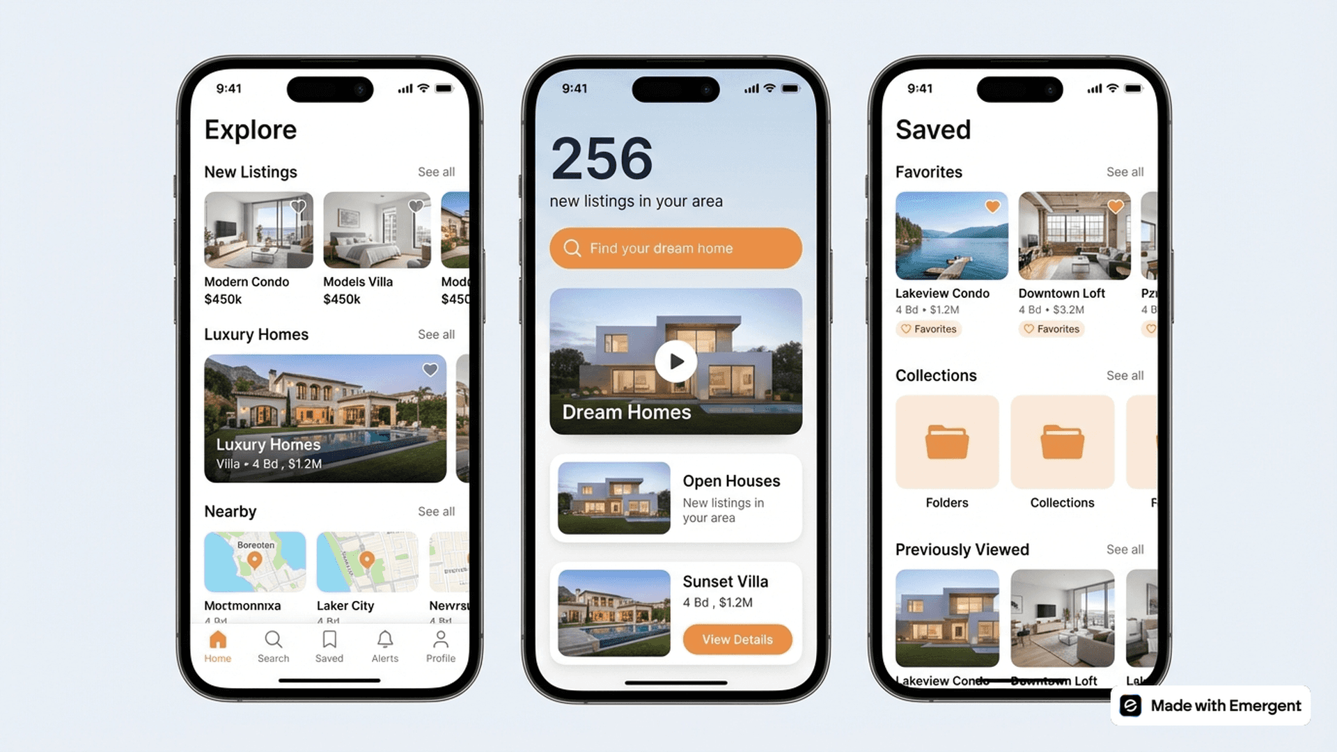 Real Estate Finder App Made With Emergent