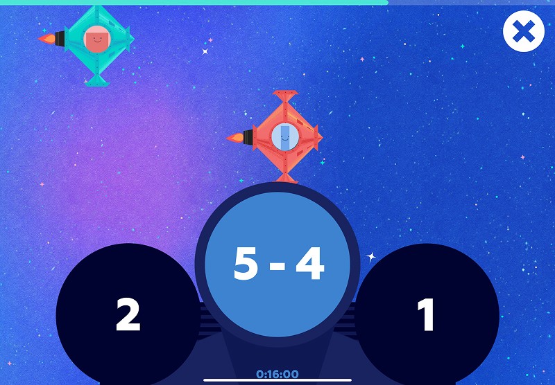 Subtract within 10: solve the subtraction problem