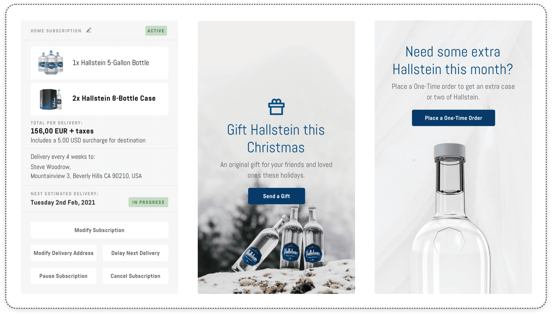 Hallstien Ecommerce Design