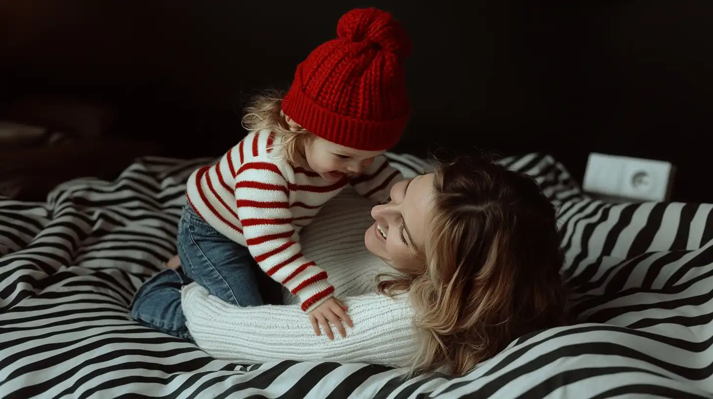 A confident nanny sitting with a young child, symbolizing the empowerment and dedication of exceptional caregivers.