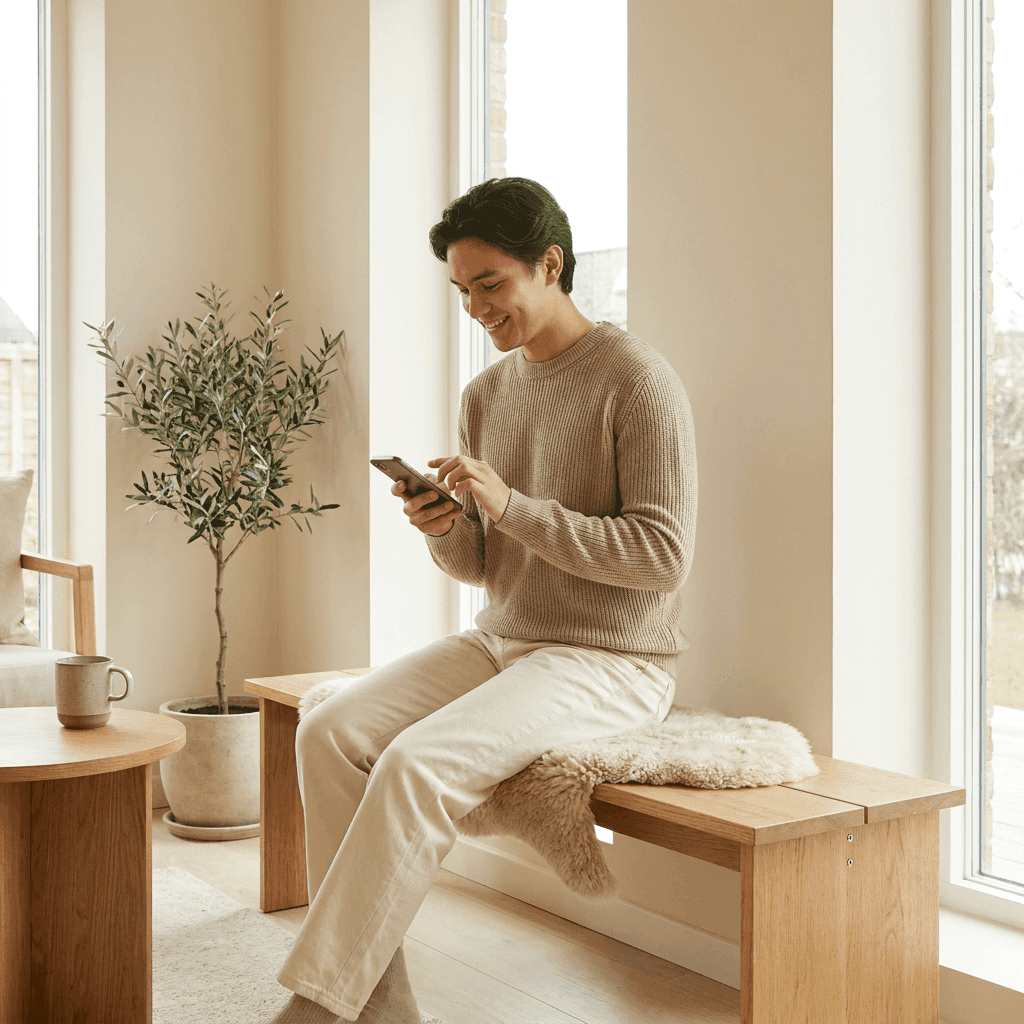 A patient is able to text their doctor.