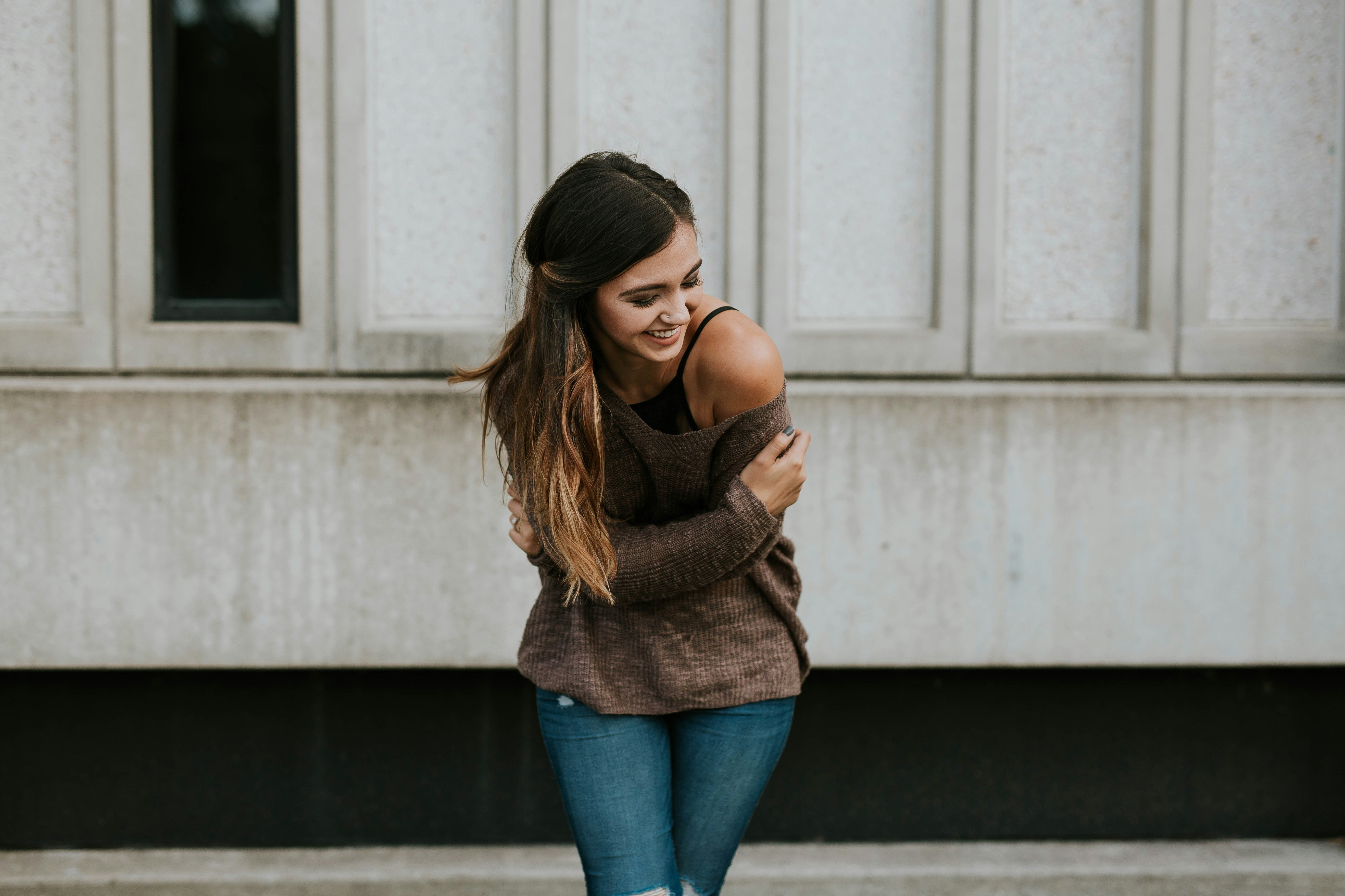 woman enjoying herself - Warm Spring Color Analysis