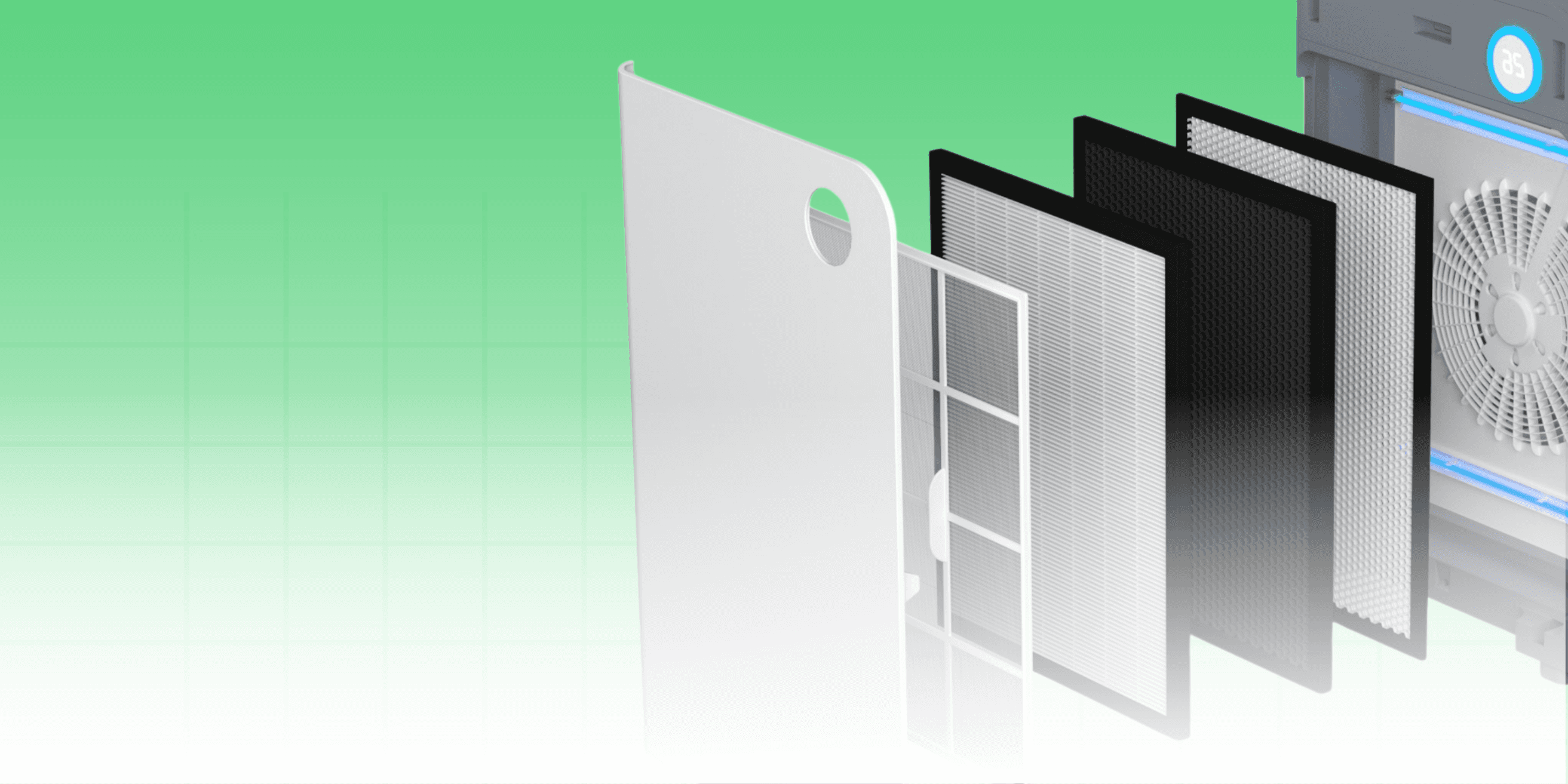 a part of the black headphone