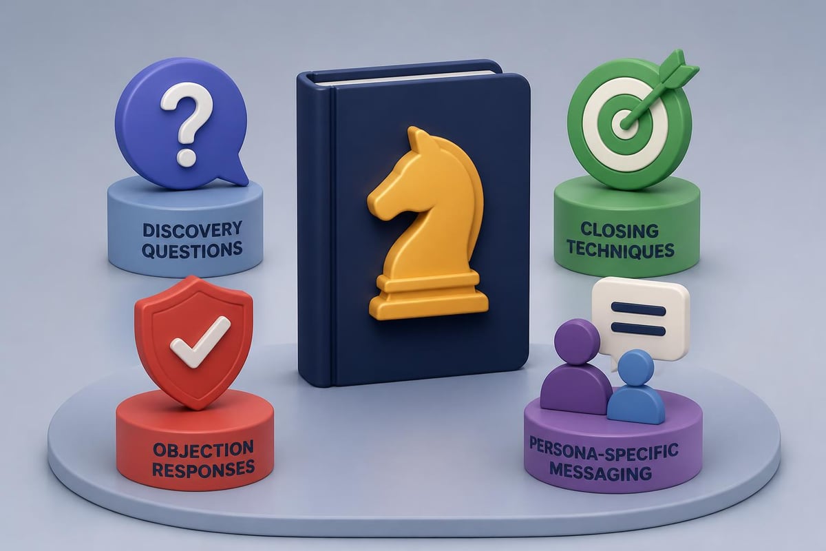Sales playbook components