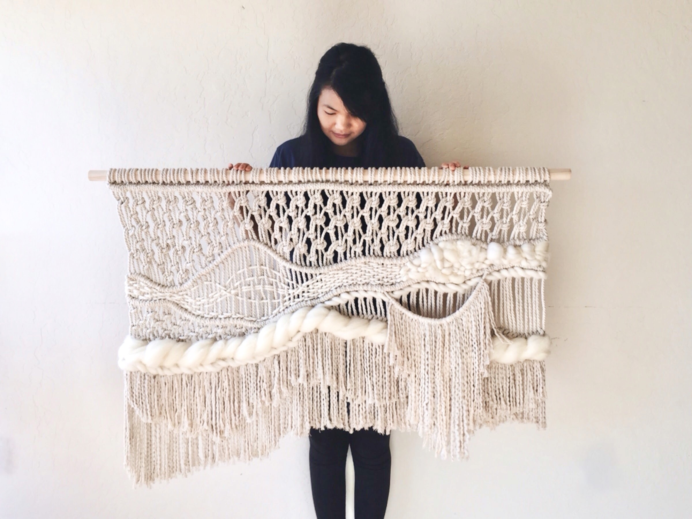 Woman with color palette