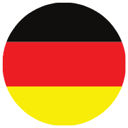 Deutsche Flagge als Sprachenauswahl