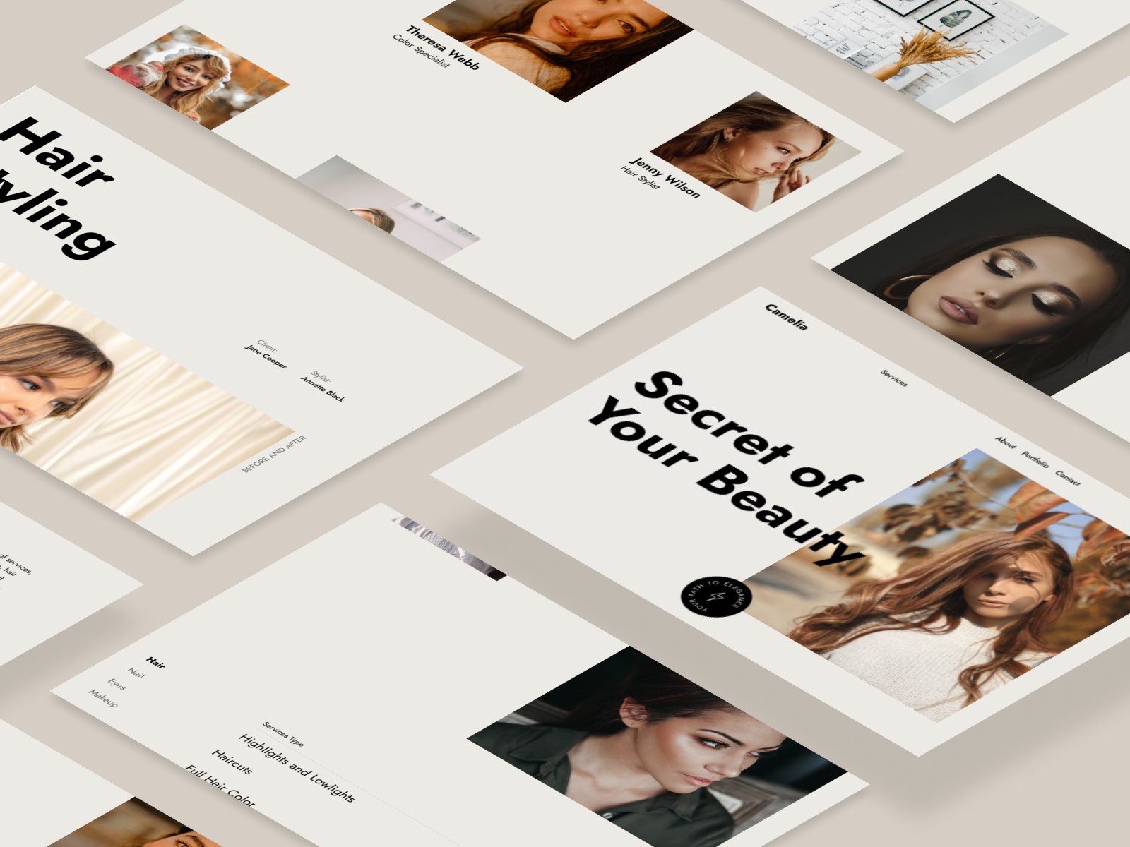 framer portfolio template