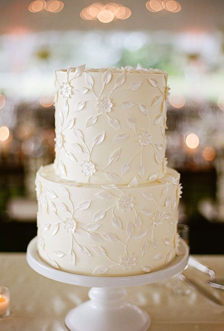 wedding floral cake