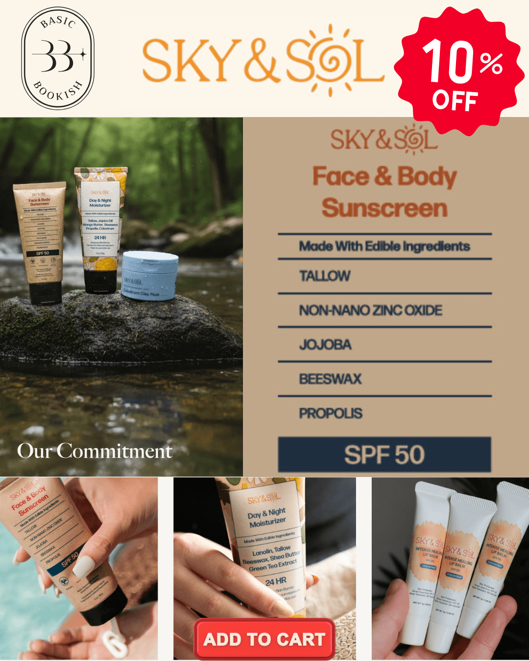 BasicBookish and Sky & Sol discount link