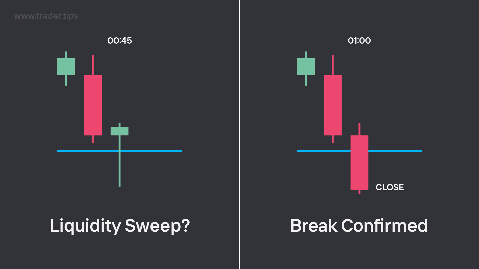 Liquidity Sweep or Liquidity Run Candle Close Confirmation