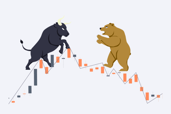 Stock Market Bull and Bear