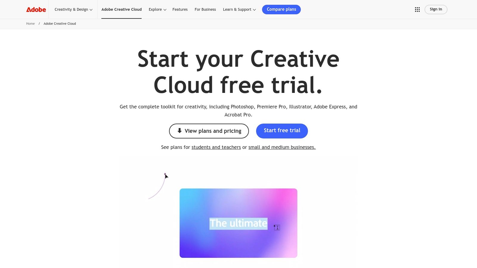 Adobe Creative Cloud