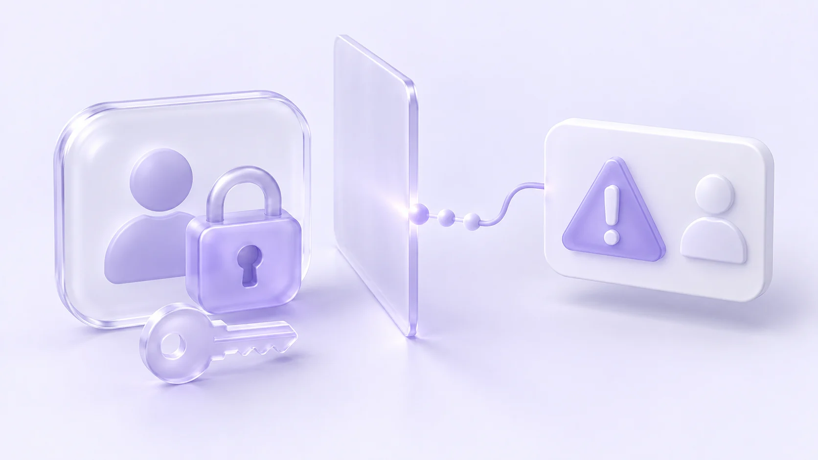 Account credentials protected behind a boundary from an external request