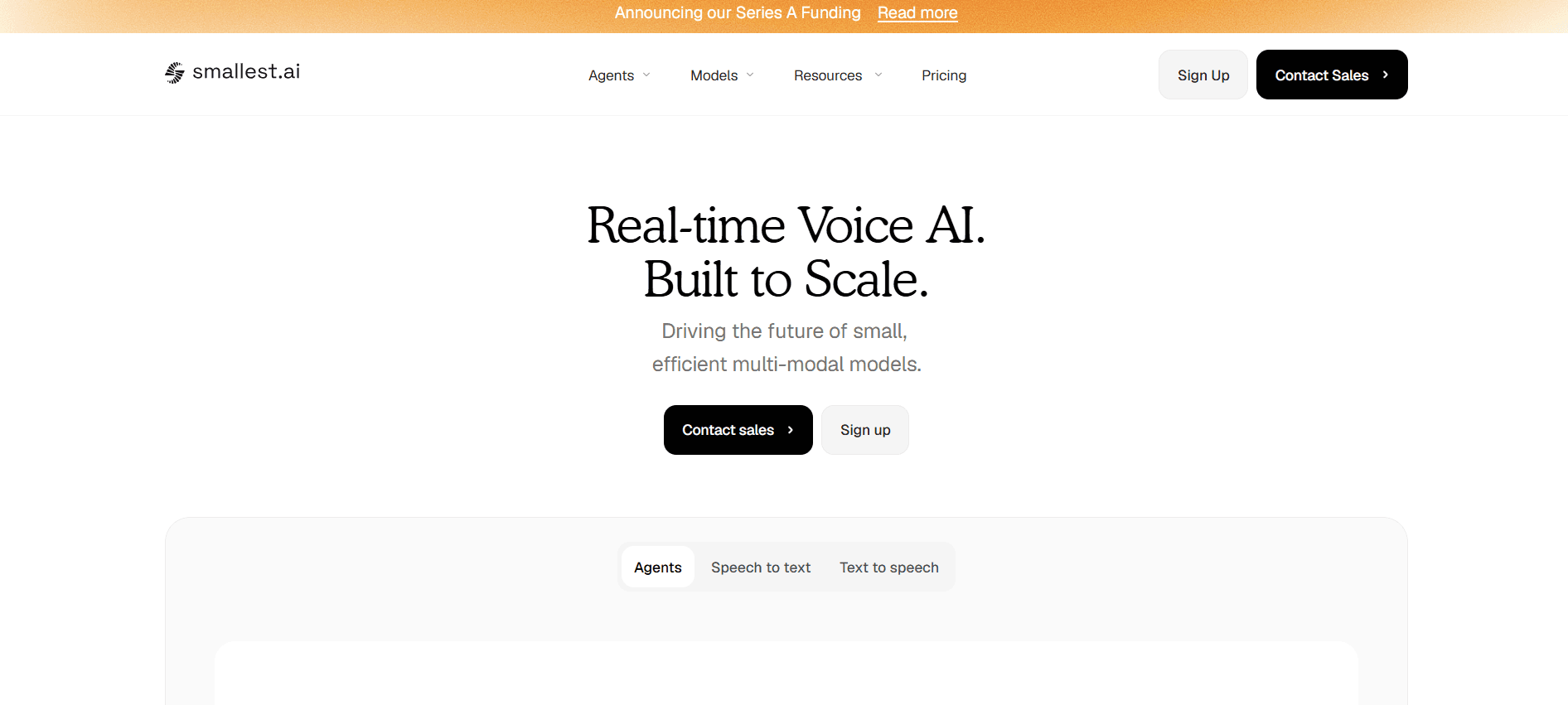 Smallest.ai platform for dental voice agents