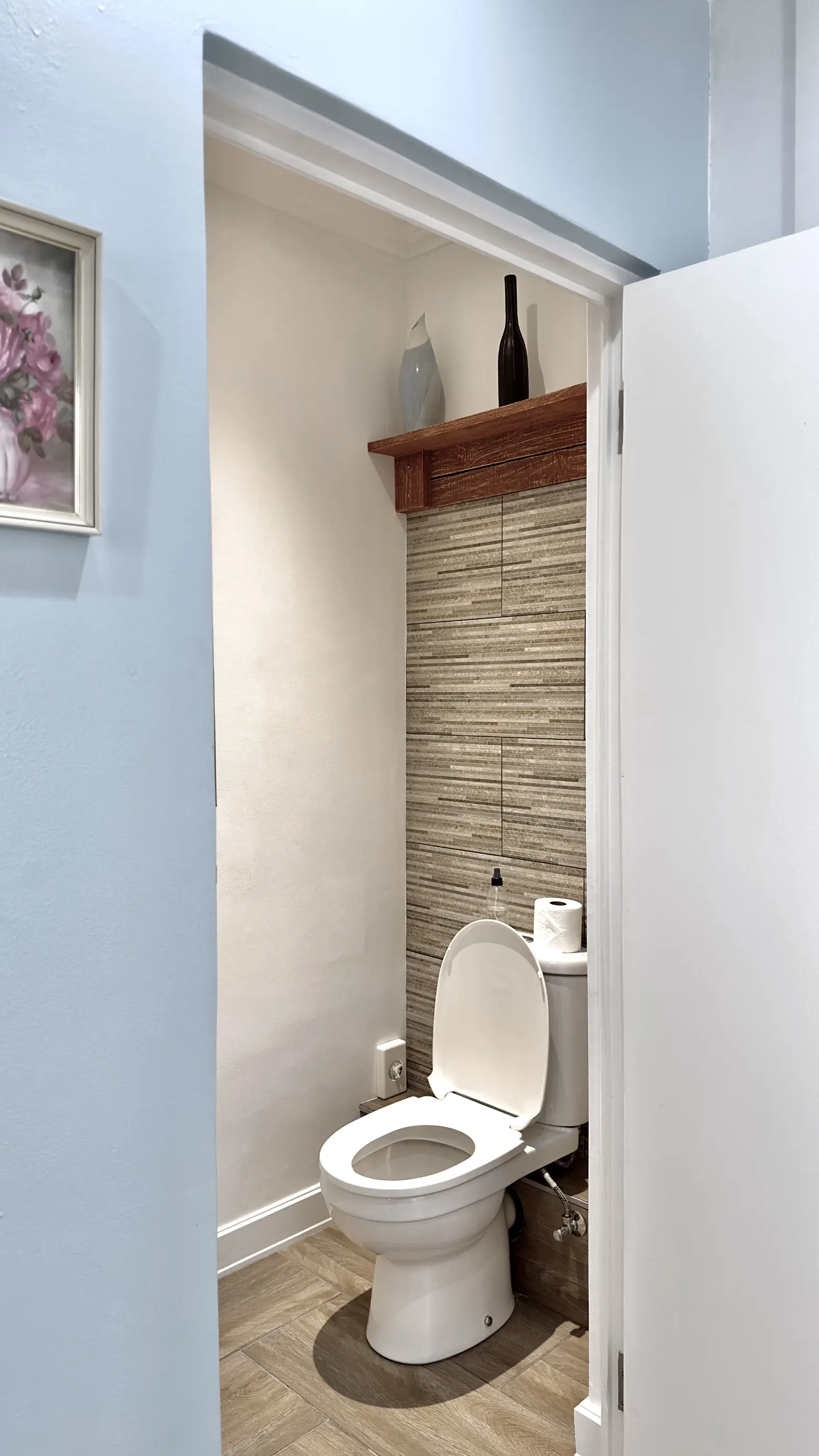Image of the toilet area in our A View 2 Sea room