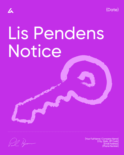 Lis Pendens Notice