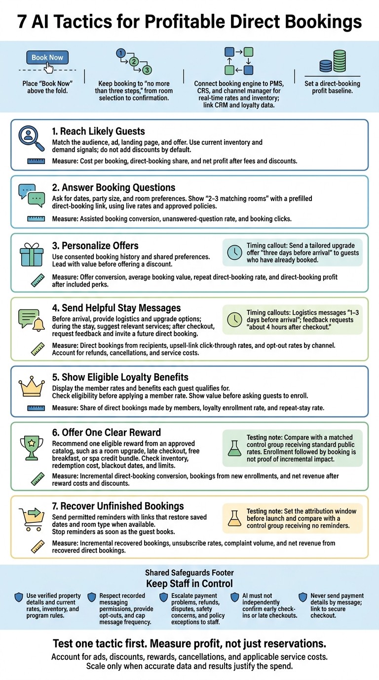 7 AI Tactics for Profitable Direct Bookings