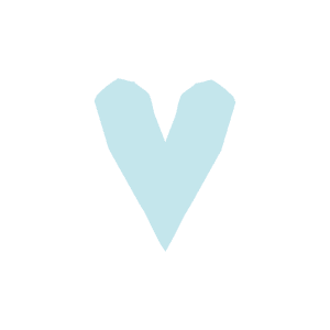 A light blue heart shape on a dark gray background.