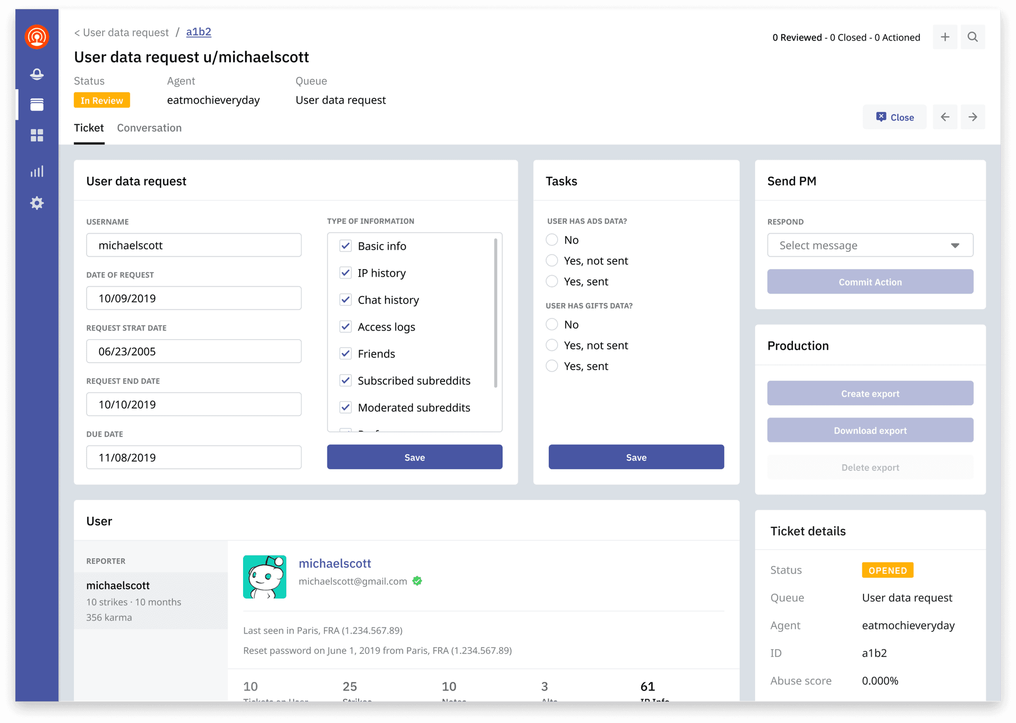 eServices landing page