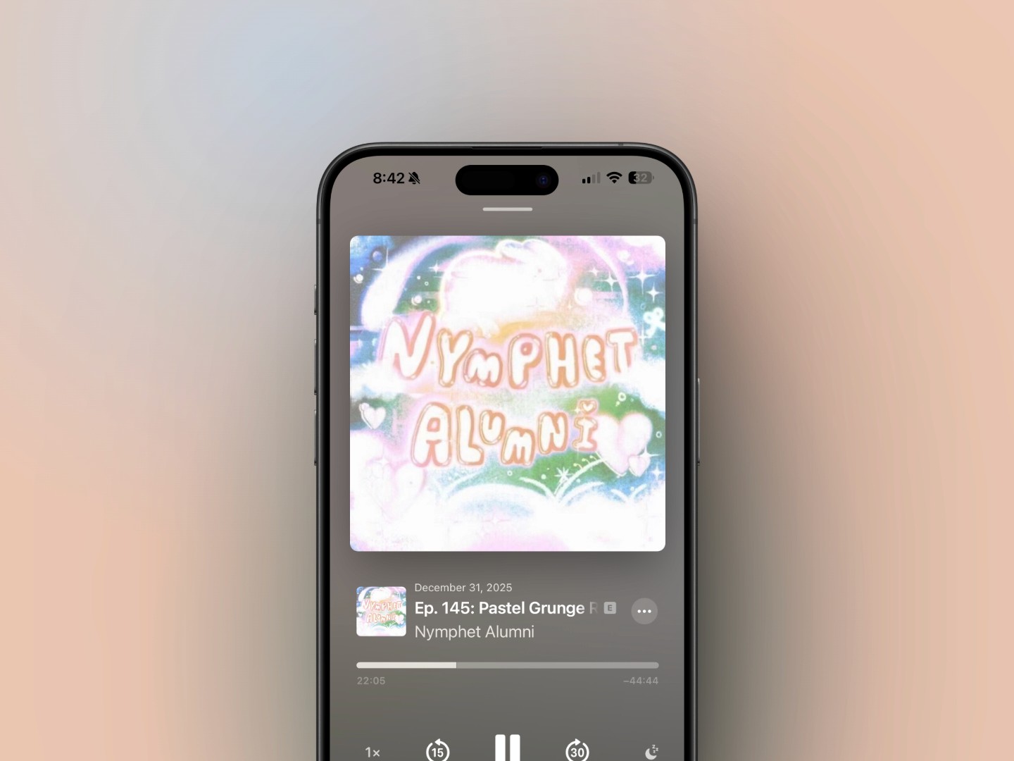 Nymphet Alumni Podcast Logo, produced by Podcast Studio X