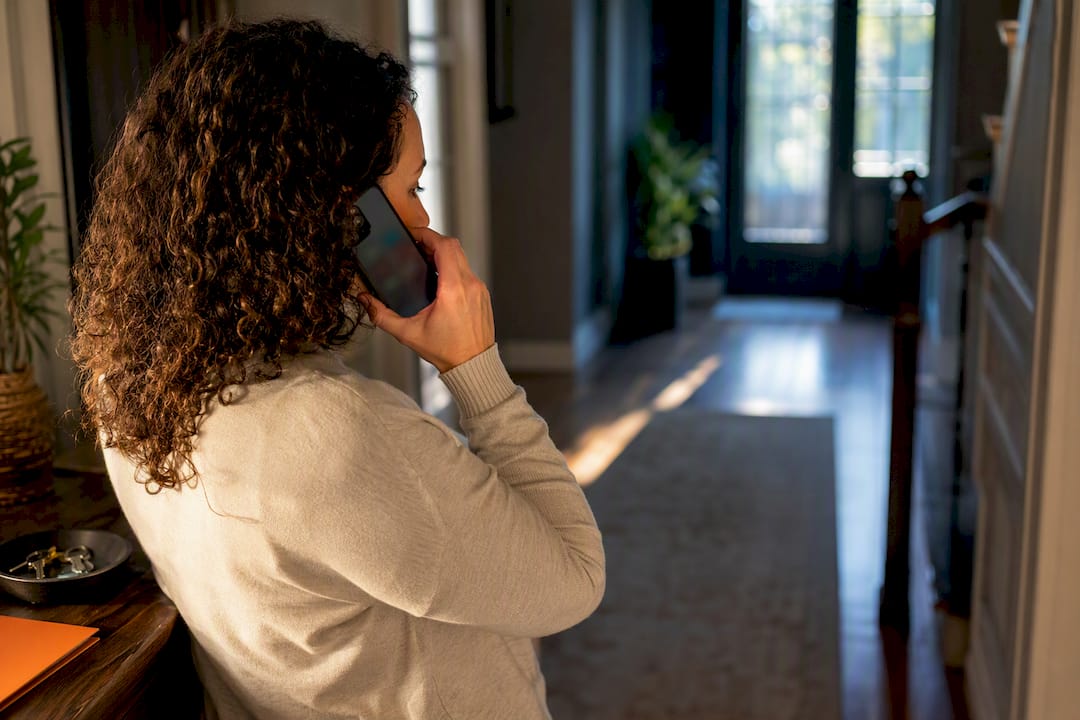 Caregiver calling a North Carolina agency about funded autism respite