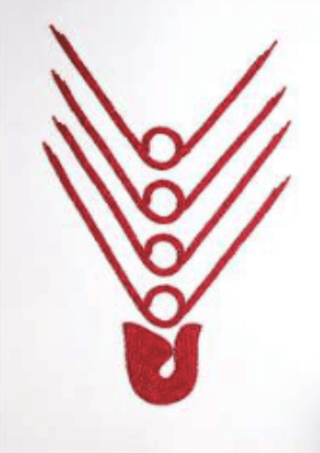 herd of sheep on road painting